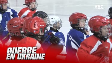 Guerre en Ukraine : De jeunes hockeyeurs ukrainiens à Cergy