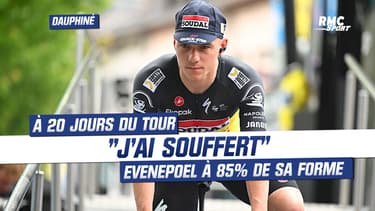 Dauphiné: "J'ai souffert pour avoir de meilleures jambes sur le Tour" se réjouit Evenepoel