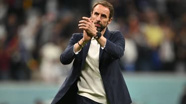 Gareth Southgate à l'issue du quart de finale entre la France et l'Angleterre, le 10 décembre 2022.