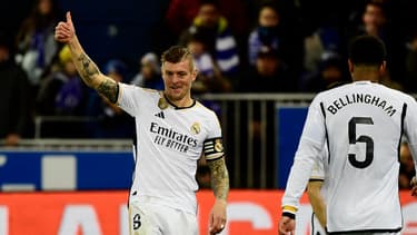 Toni Kroos avec le Real Madrid en décembre 2023