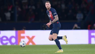 Milan Skriniar avec le PSG le 28 novembre 2023