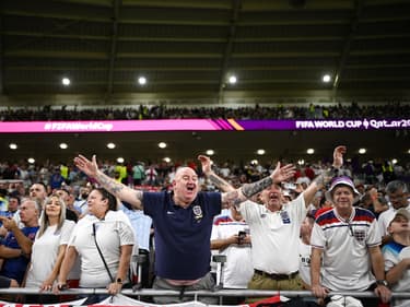 Les supporters anglais lors de la Coupe du monde 2022.