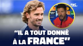 "Il a tout donné à la France" : Simeone dithyrambique sur la carrière de Griezmann avec les Bleus