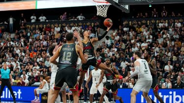 Monaco face au Paris Basket, le 9 juin 2024