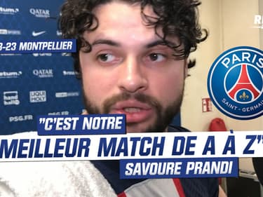 PSG 38-23 Montpellier : "C'est notre meilleur match de A à Z", savoure Prandi