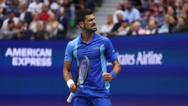 Novak Djokovic en finale de l'US Open, 10 septembre 2023