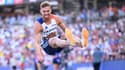 Kevin Mayer lors des Mondiaux d'athlétisme, le 25 août 2023