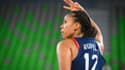 Iliana Rupert avec l'équipe de France de basket le 15 juin 2023