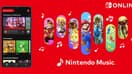 L'application Nintendo Music.