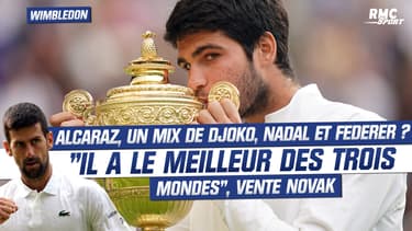 Wimbledon : Alcaraz, un mélange de Djoko, Nadal et Federer? "Il possède le meilleur des trois mondes", vente Djokovic