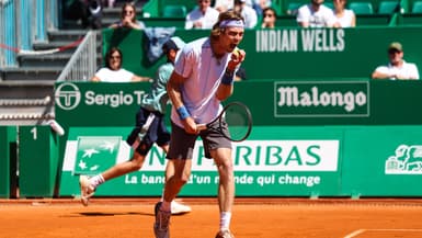 Andrey Rublev lors du Masters de Monte-Carlo en 2023