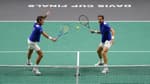 Nicolas Mahut et Edouard Roger-Vasselin à Manchester, le 14 septembre 2023