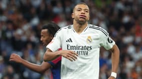 Kylian Mbappé avec le Real Madrid contre le FC Barcelone, le 26 octobre 2024