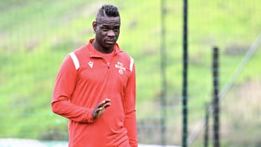 Mario Balotelli avec le FC Sion, à Marbella le 8 janvier 2023