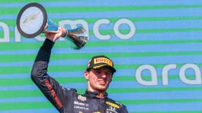 Max Verstappen vainqueur du GP des Etats-Unis sur le circuit des Amériques à Austin, le 24 octobre 2021