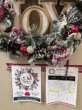 Christmas Wreaths On Display, For Auction At Morning Pointe Of Hixson Through Dec. 10