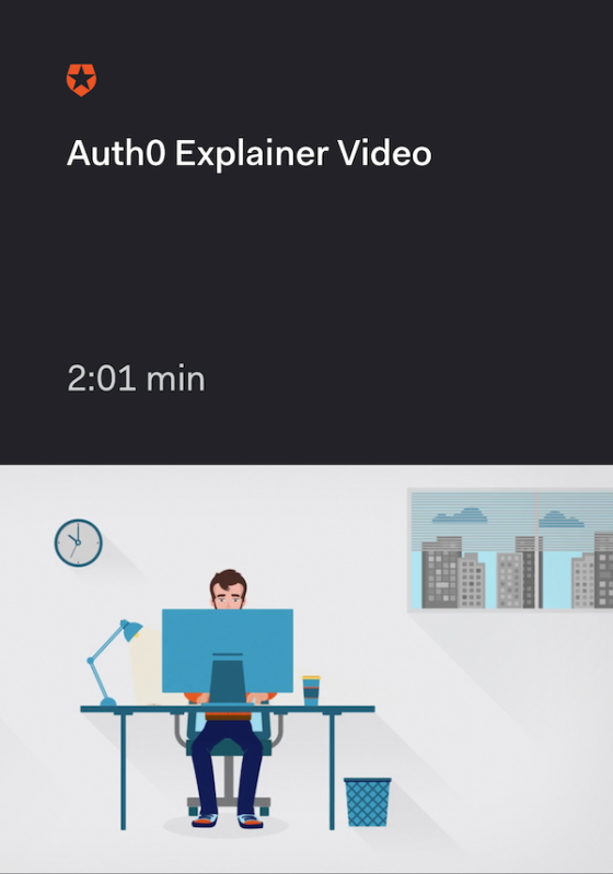 Auth0 Explainer Video