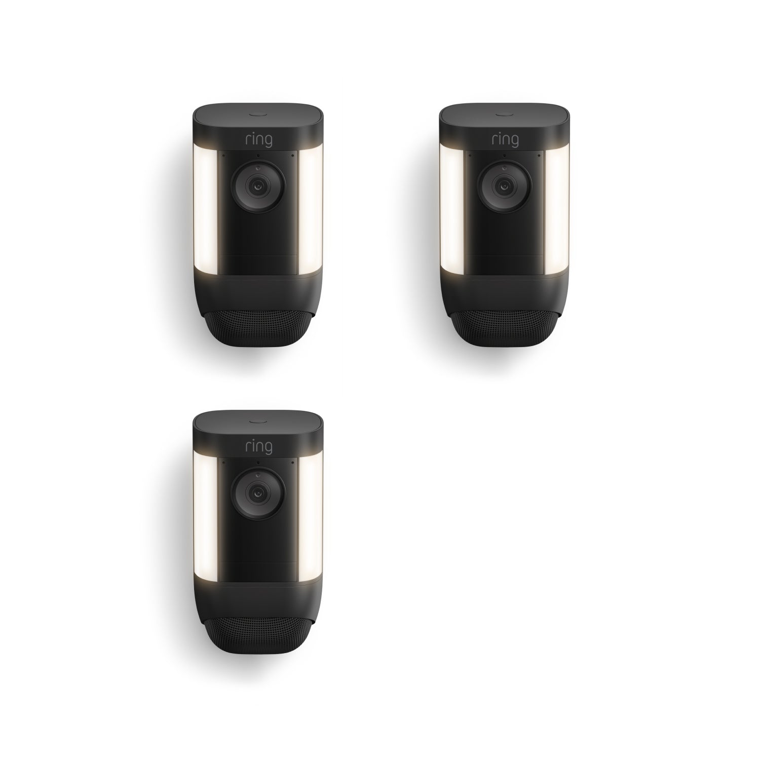 Spotlight Cam Pro - Battery / Black / 3-Pack