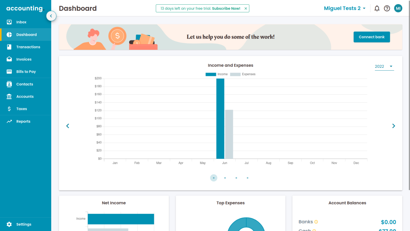 TrulySmall Accounting, our pick for the best self-employed accounting software for receipt capture