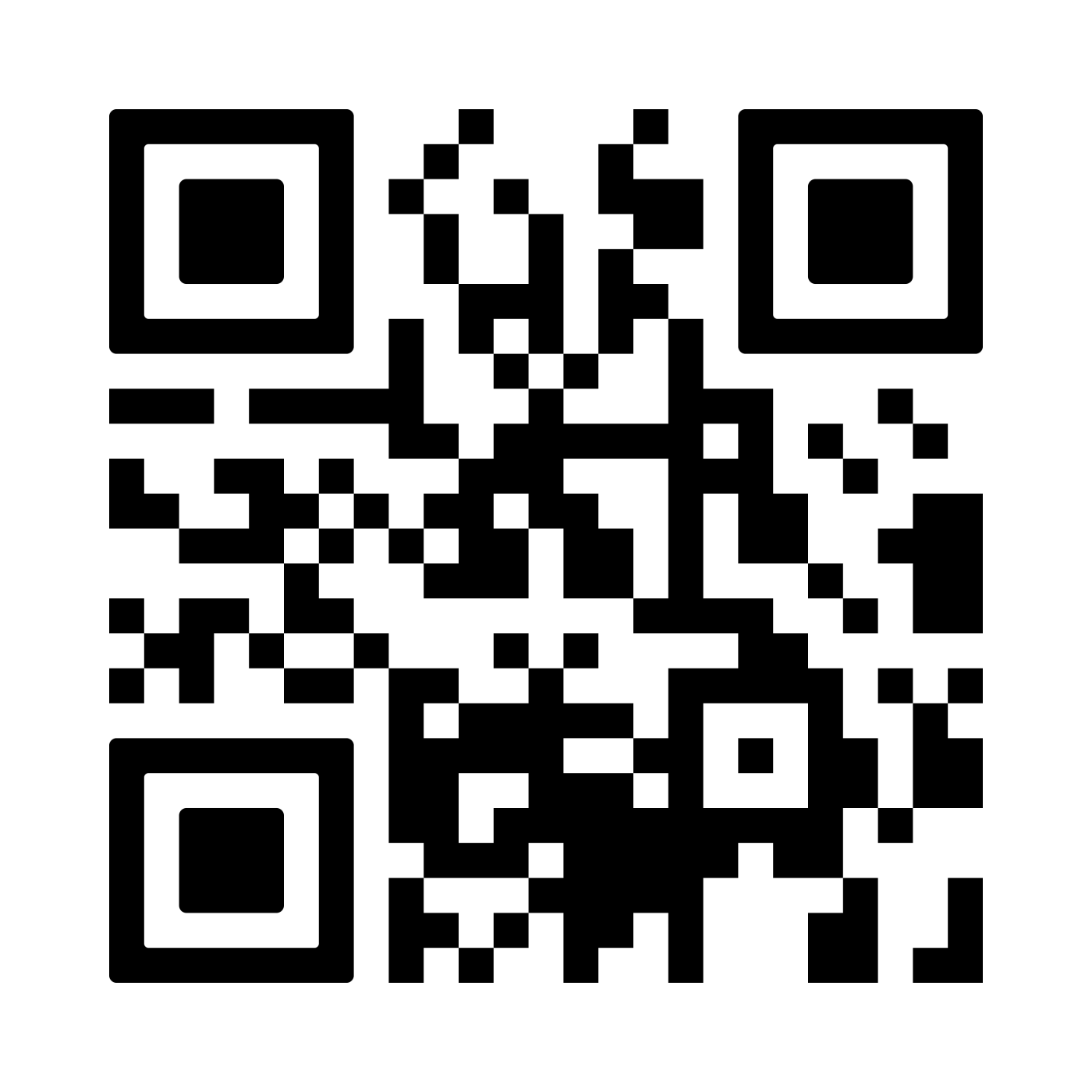 Example QR code.