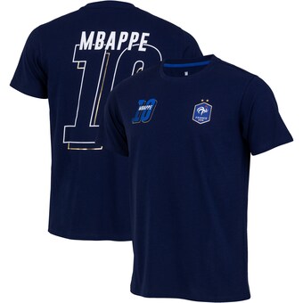 France No 10 MBAPPE T-Shirt - Navy - Mens