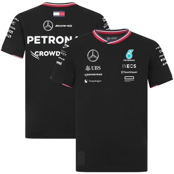 Mercedes AMG Petronas F1 2024 Team Driver T-Shirt - Black - Kids