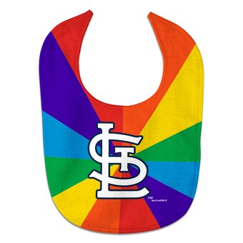 Newborn & Infant St. Louis Cardinals WinCraft Rainbow Baby Bib