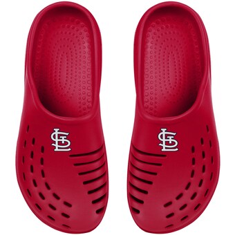 Youth St. Louis Cardinals FOCO Red Sunny Day Clogs