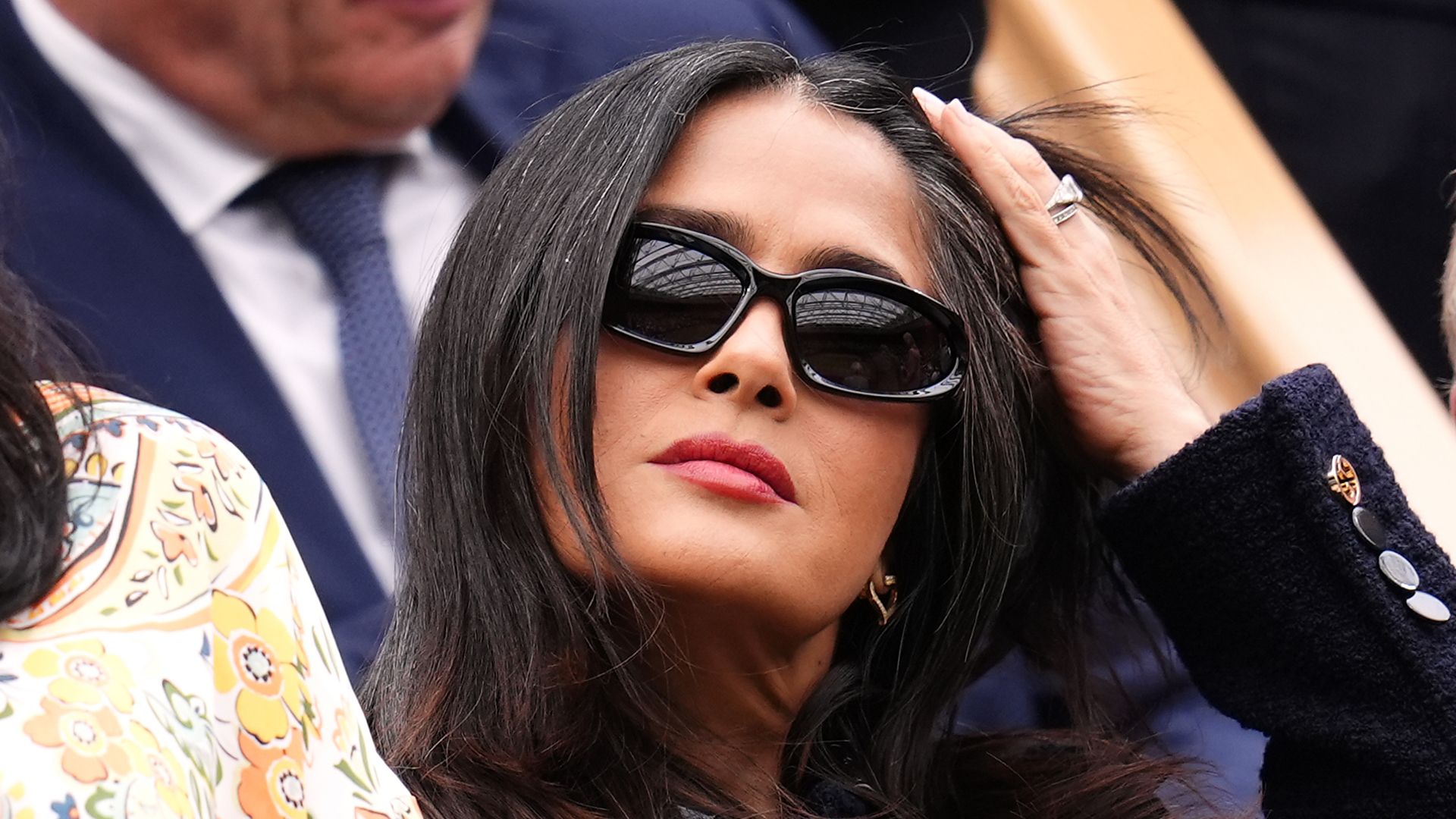 Salma Hayek at Wimbledon