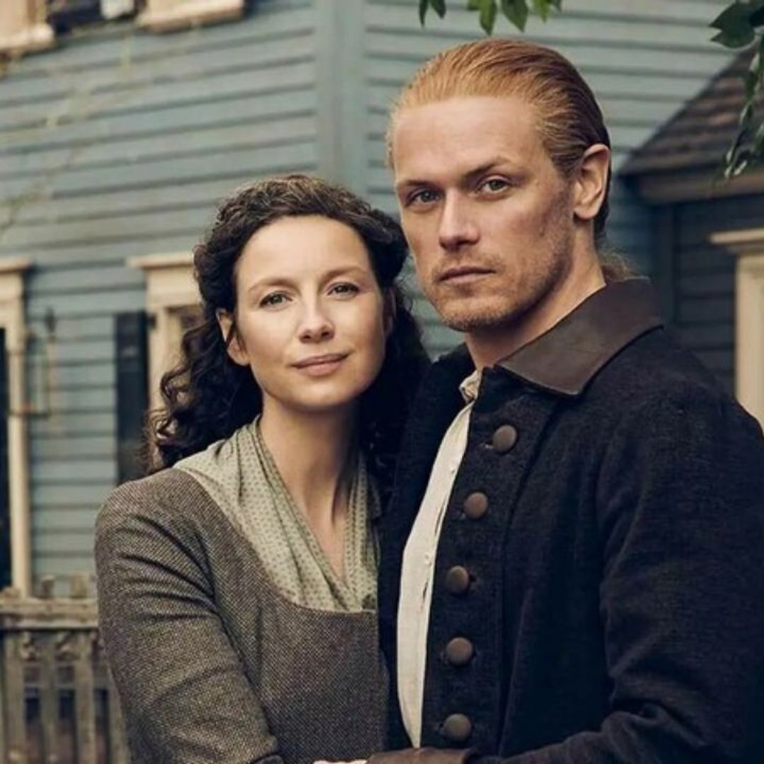 Outlander's Sam Heughan reveals he's forced to keep this secret from co-star Caitríona Balfe