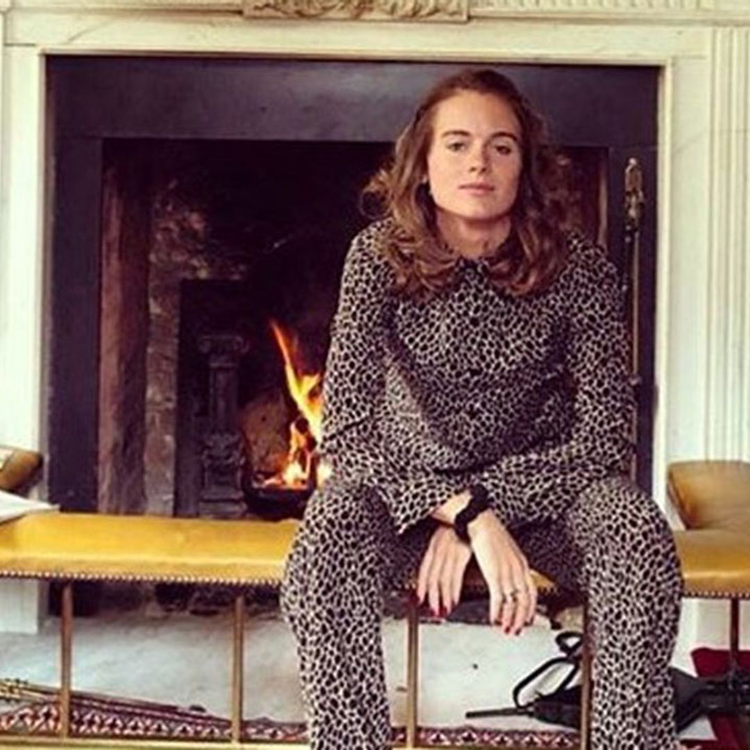 Cressida Bonas reveals glimpse inside cosy home office