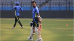 India's Virat Kohli at the Wankhede Stadium during the series against New Zealand. (Express Photo by Amit Chakravarty)