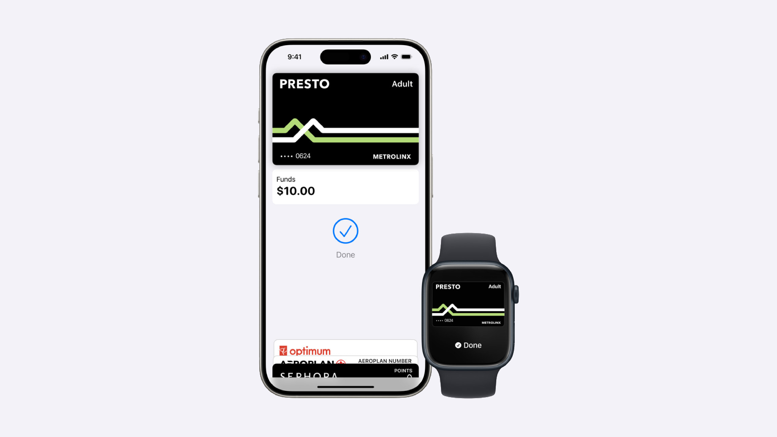 Apple Wallet PRESTO