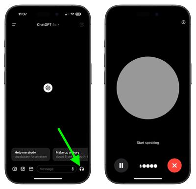 chatgpt ios voice