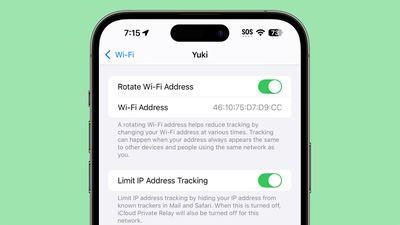 rotate wifi address ios 18