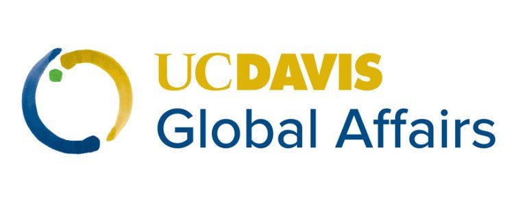 UCD Global Affairs logo with a yellow and gold circle