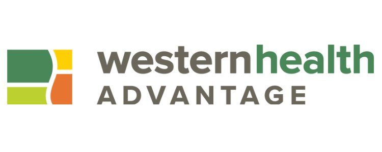 Western Health Advantage logo featuring green, orange and yellow