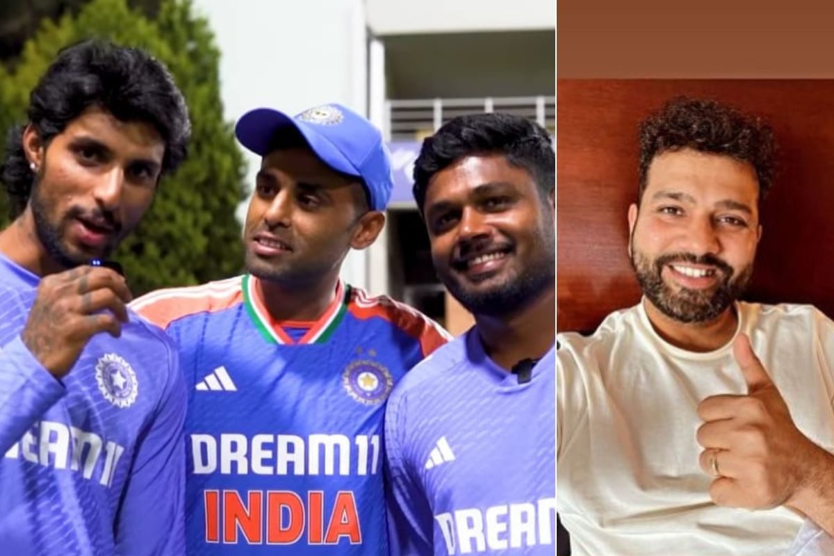 'Super Happy For You': Tilak Varma, Sanju Samson Congratulate Rohit Sharma On Becoming A Father Again | Watch