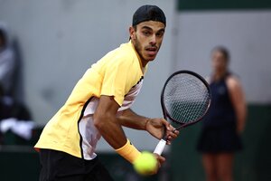 Francisco Cerúndolo, el Billy The Kid que puede dar el batacazo ante Djokovic en Roland Garros (Fuente: AFP)