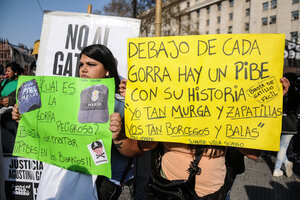 El Gobierno anunció un proyecto para bajar a 13 años la edad de imputabilidad  (Fuente: Guadalupe Lombardo)