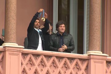 Un "Maligno" en Casa Rosada  (Fuente: Captura de pantalla)