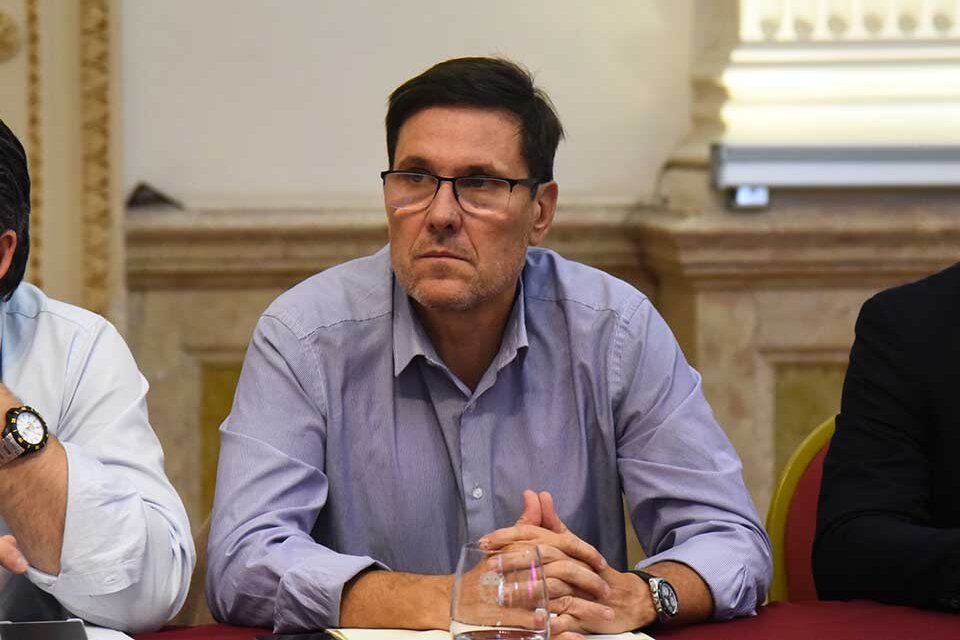 El ministro de Educación José Goity.