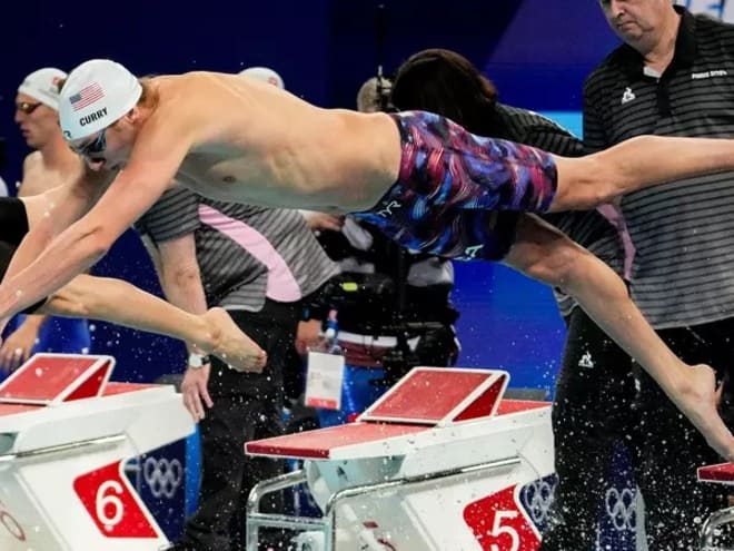 Former LSU swimmer Brooks Curry gets a silver medal in Paris