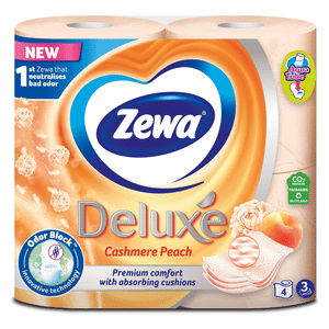 Папір туалетний Zewa Deluxe «Персик»