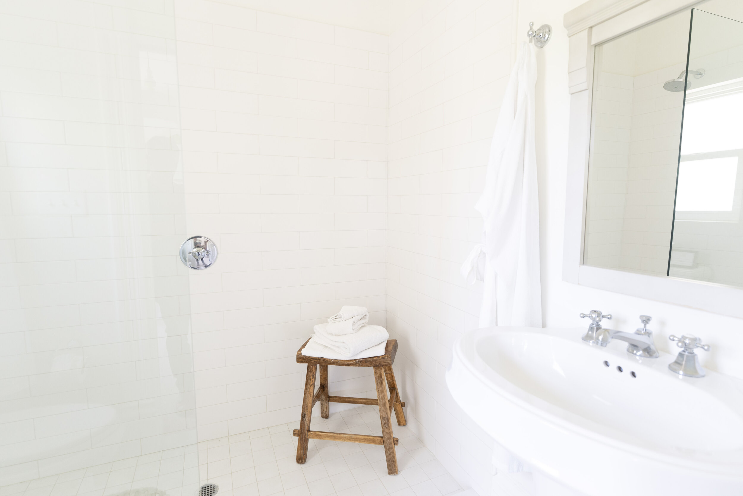 bathroom with fresh linens