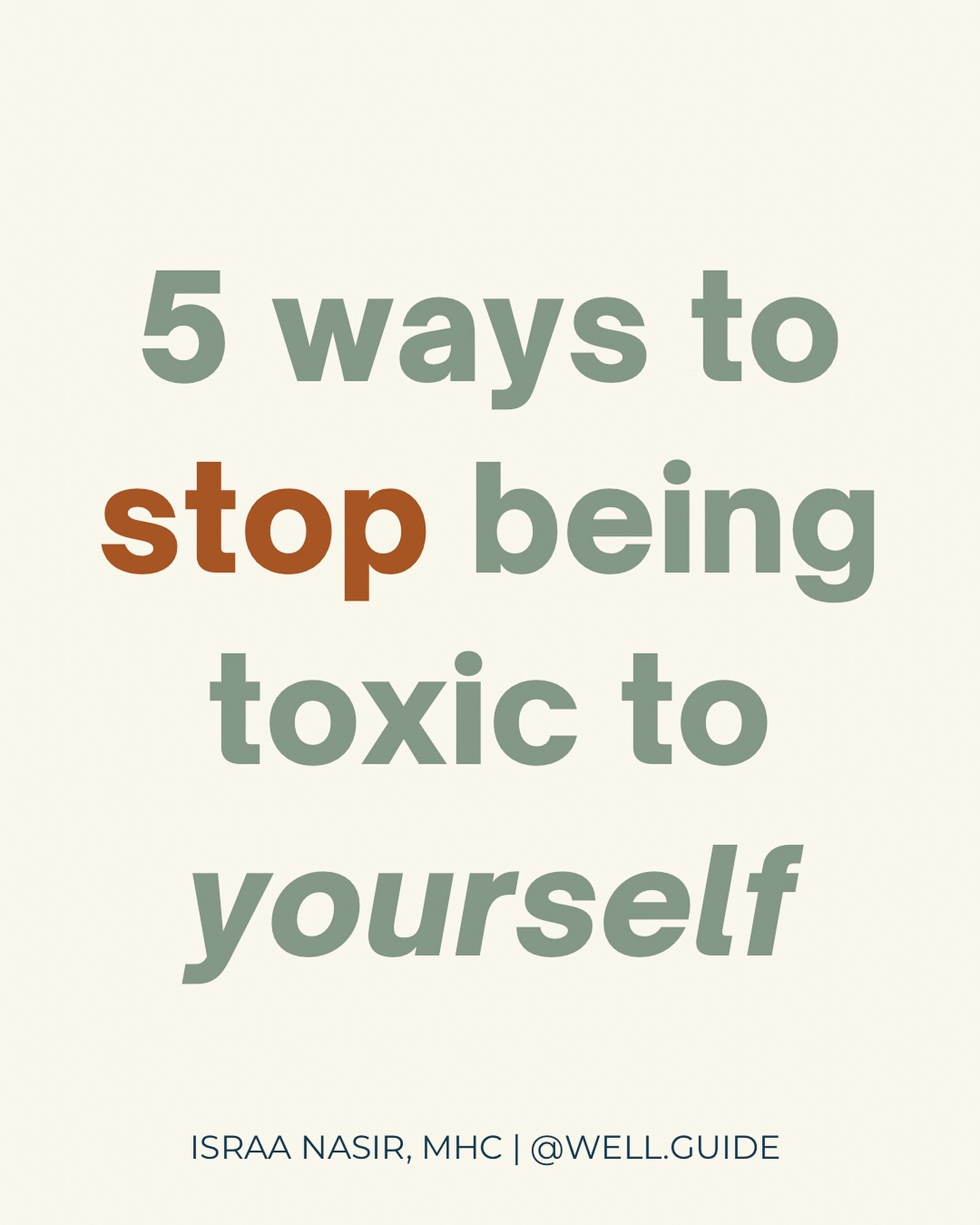 If you&rsquo;re stuck in the same situations over and over again &hellip; maybe what needs to change is how you treat yourself. 

Why are we so mean to ourselves? Why do we self-sabotage? I remember the time when I didn&rsquo;t even know how I was ge