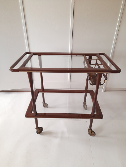 Sideboard or Bar Cart Cesare Lacca For Cassina 1950S