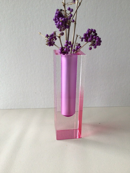 3-D Vase Of Perspex