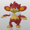 Simisear en la Pokédex 3D.