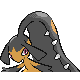 Imagen posterior de Mawile macho o hembra en la cuarta generación